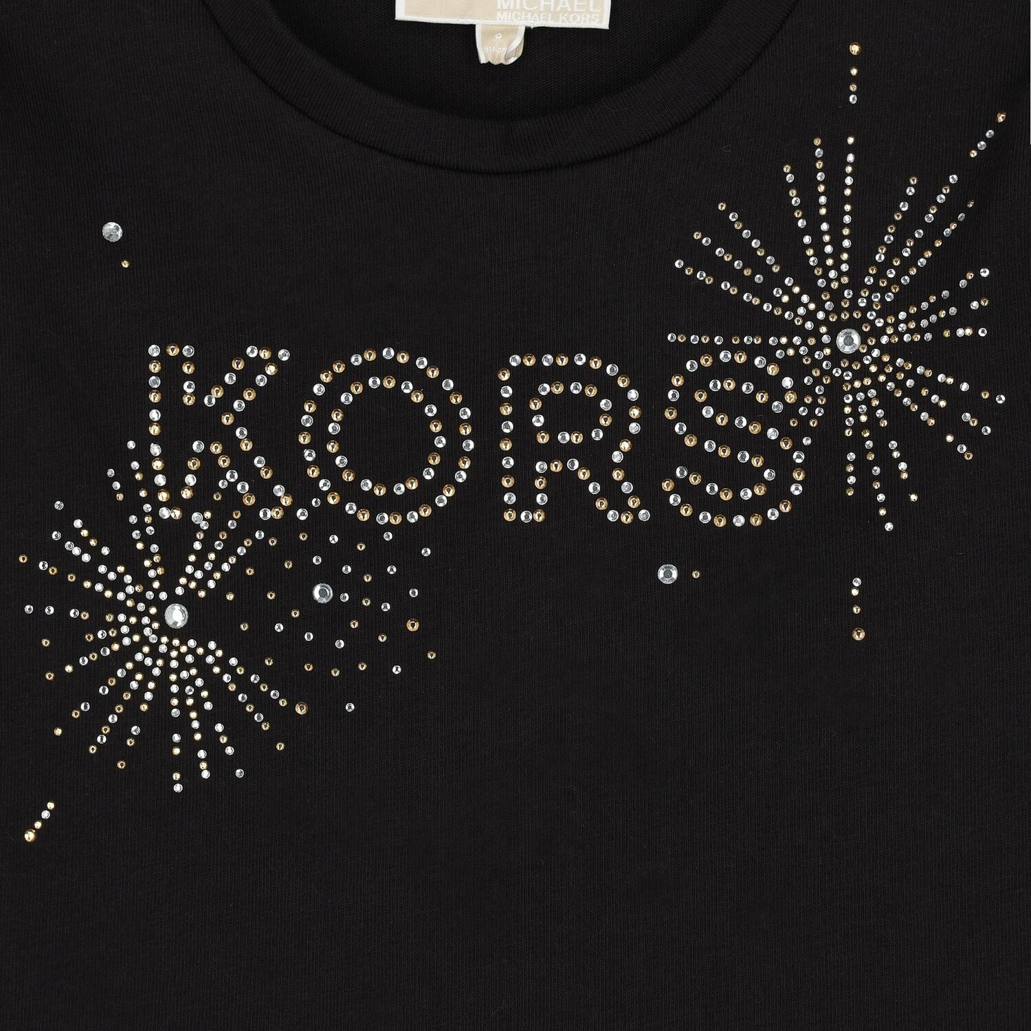 Girls Black Logo Long Sleeve Top, 1, hi-res image number null