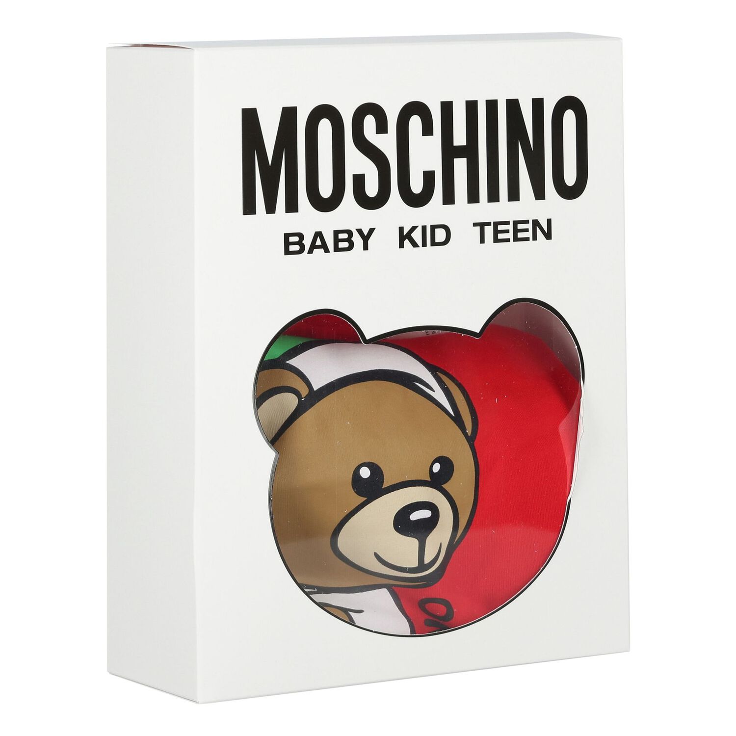 Red Teddy Bear Logo Long Sleeve Top, 2, hi-res image number null