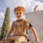 Boys Beige & Black Geo Map T-Shirt, 1, hi-res