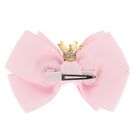Girls Pink Bow Hairclip, 8, hi-res