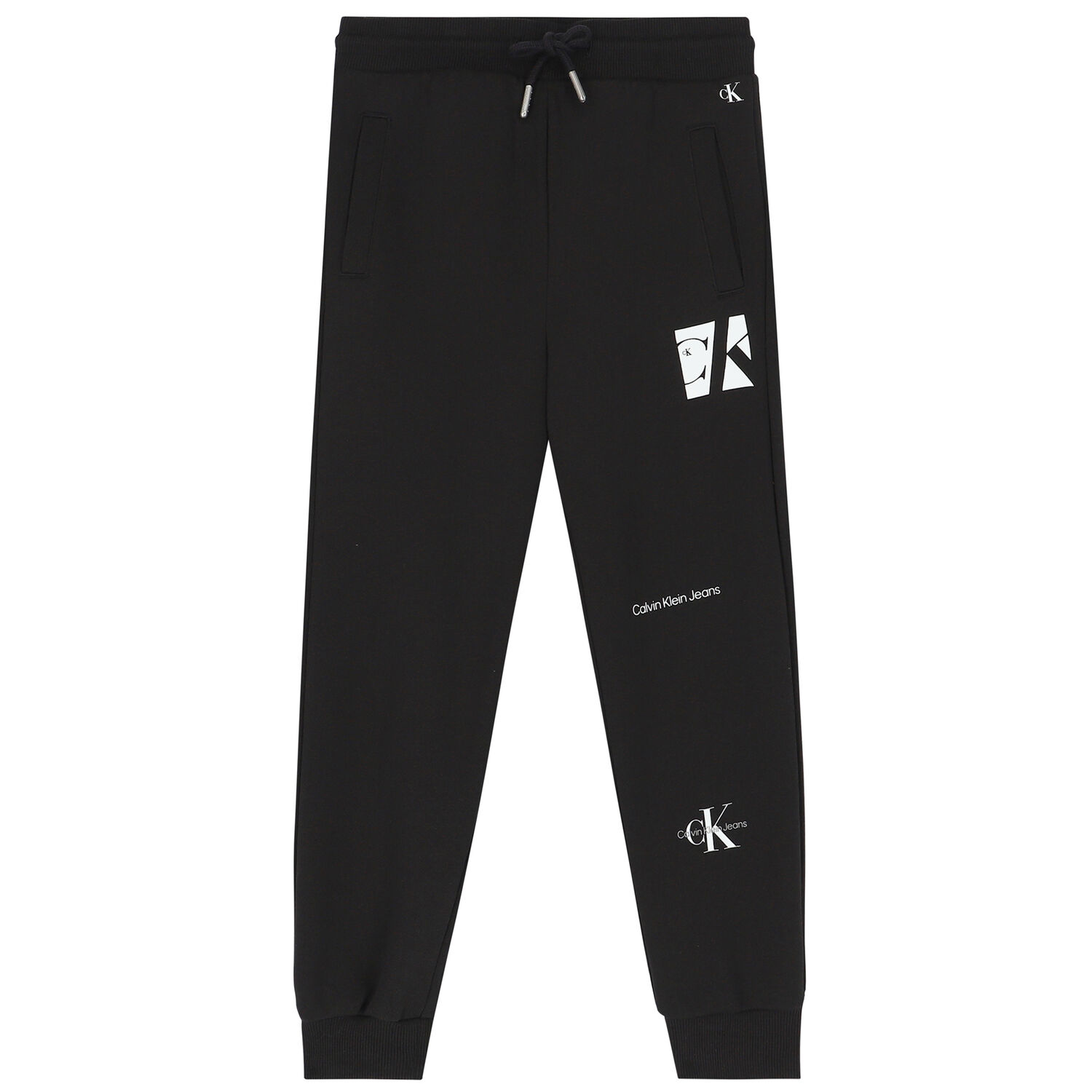 Boys Black Logo Joggers, 1, hi-res image number null