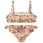 Girls Pink Floral Bikini, 1, hi-res