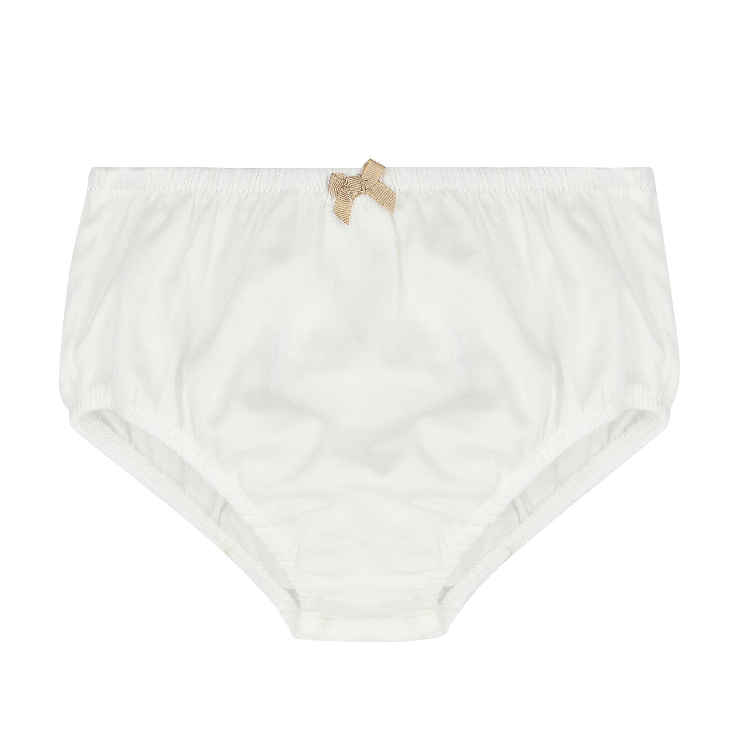 طقم فستان أورجانزا بطبعة قلوب باللون الابيض والبيج, 1, hi-res