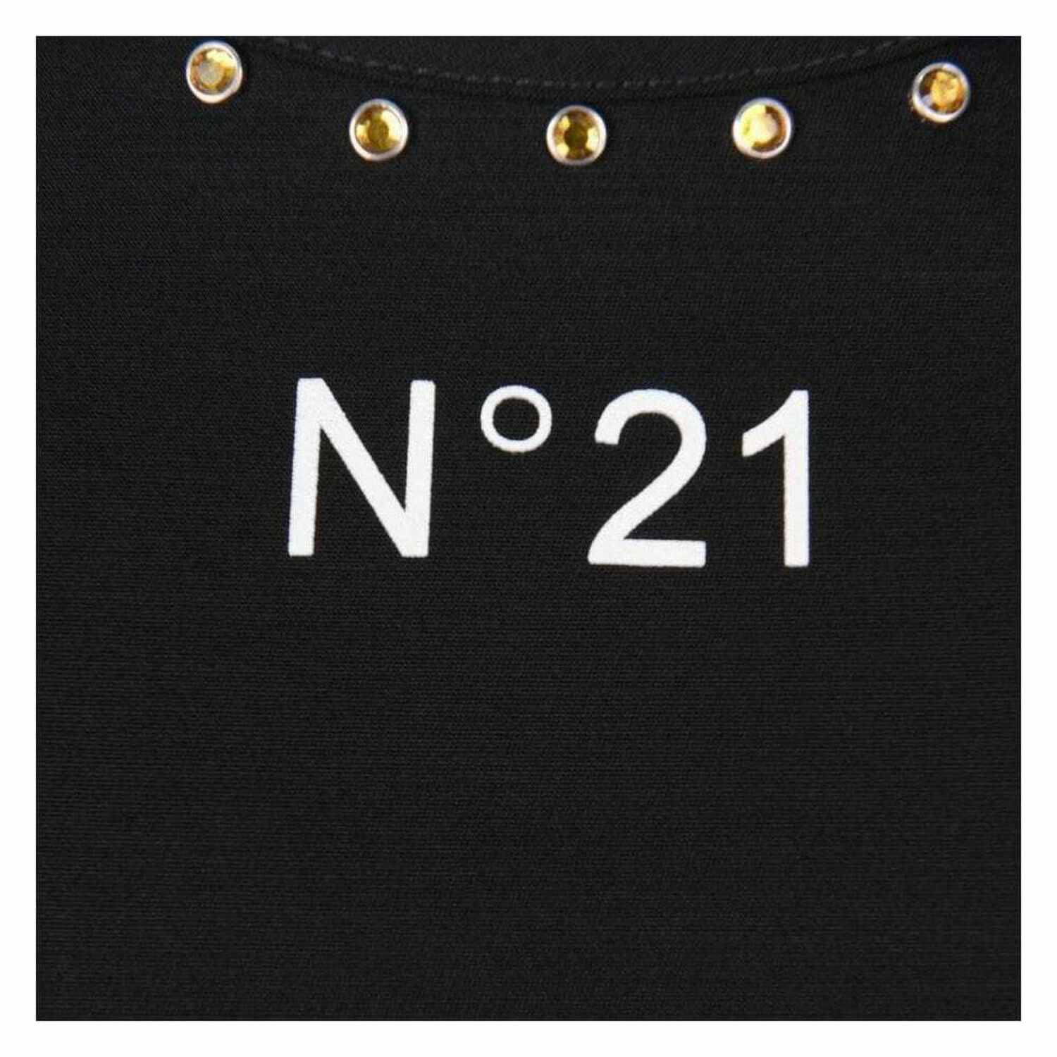 فستان قطن باللون الاسود للبنات, 1, hi-res image number null