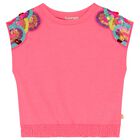 Girls Pink Sequins T-Shirt, 1, hi-res