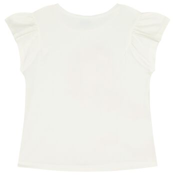 قميص حورية البحر العاجي للبنات