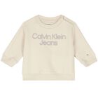 بدلة رياضية بالشعار باللون البيج, 2, hi-res