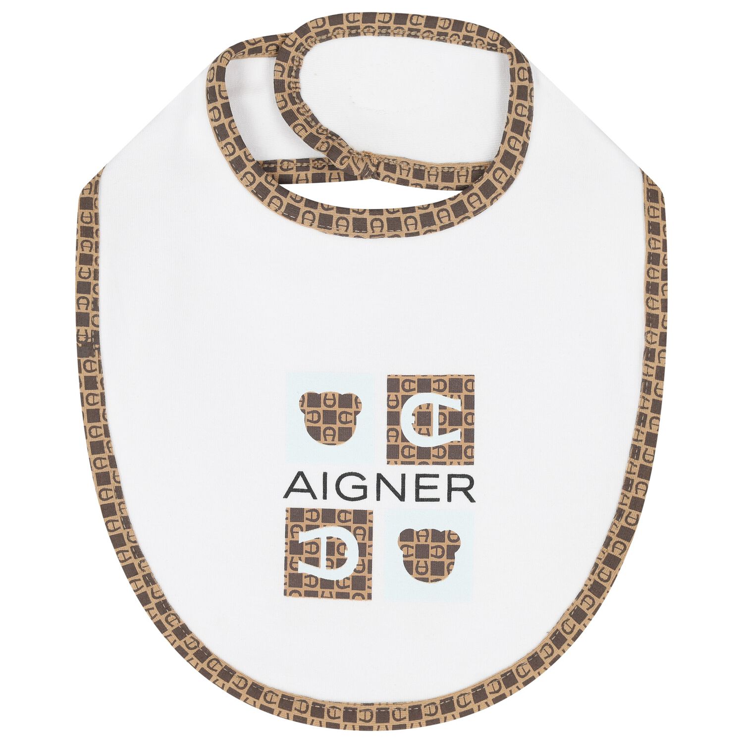 مريلة أولاد بالشعار باللون الأبيض والأزرق للأطفال, 1, hi-res