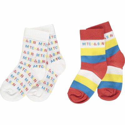 Boys Multi Colored High Knee Socks Set
