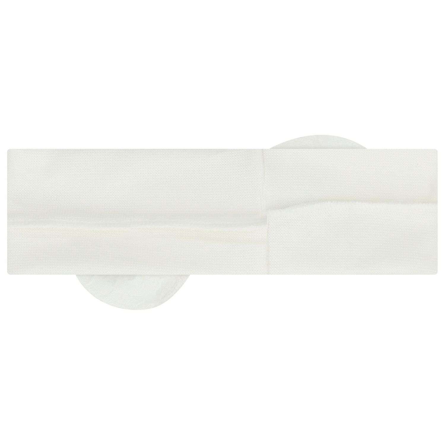 Baby Girls Ivory Bow Headband, 1, hi-res