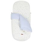 Ivory & Blue Floral Baby Nest, 2, hi-res