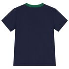 Boys Navy Blue Logo T-Shirt, 1, hi-res