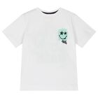 طقم شورت أبيض وأخضر للأولاد, 1, hi-res