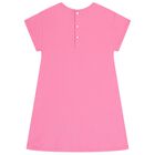  Girls Pink Floral Dress, 1, hi-res