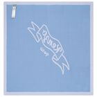 بطانية محبوكة  بالشعار باللون الأبيض و الازرق للأطفال, 2, hi-res