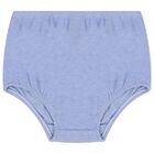 Baby Girls Blue Logo Polo Dress Set, 1, hi-res