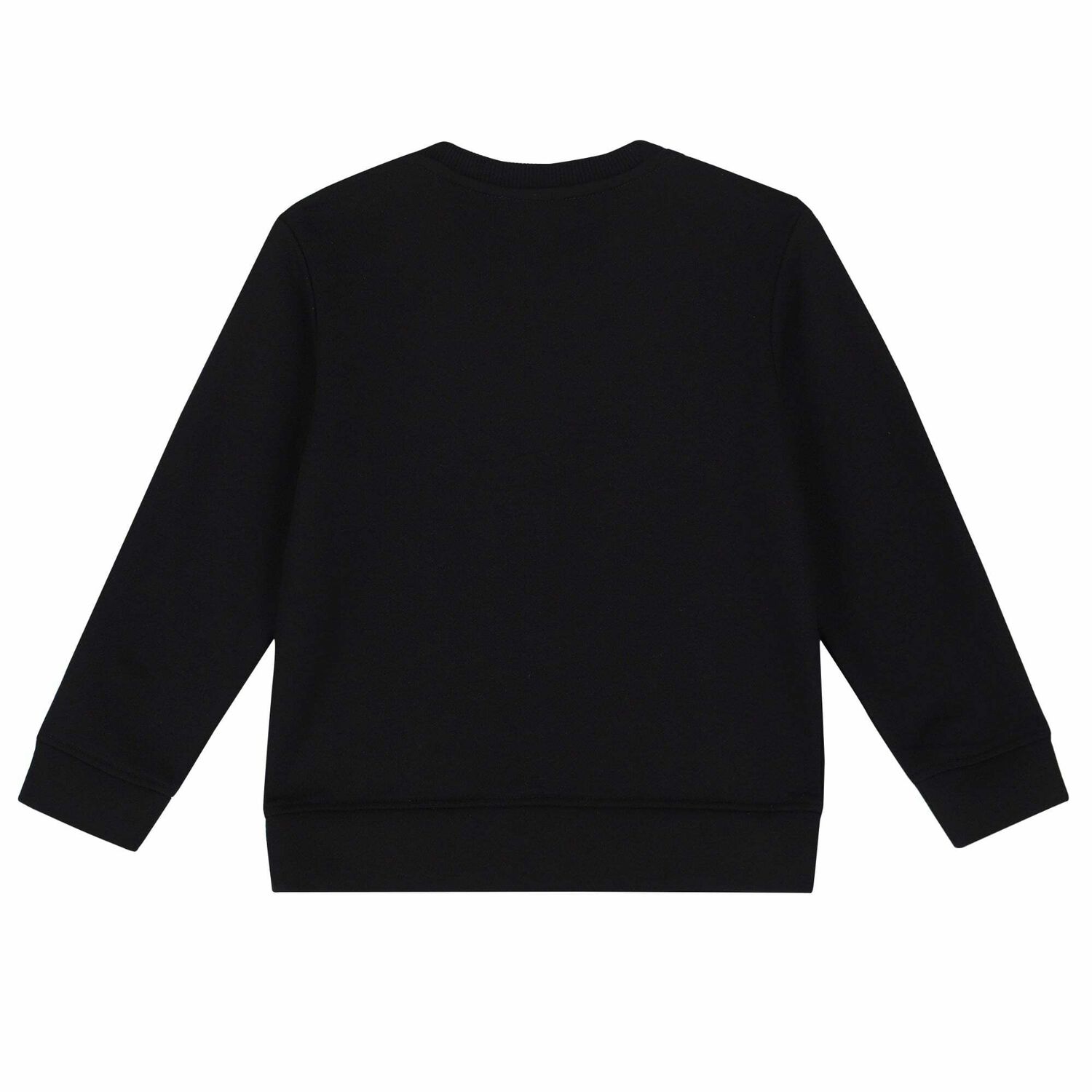 Boys Black Logo Sweatshirt, 1, hi-res image number null