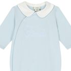 Baby Boys Blue Logo Babygrow Gift Set, 2, hi-res