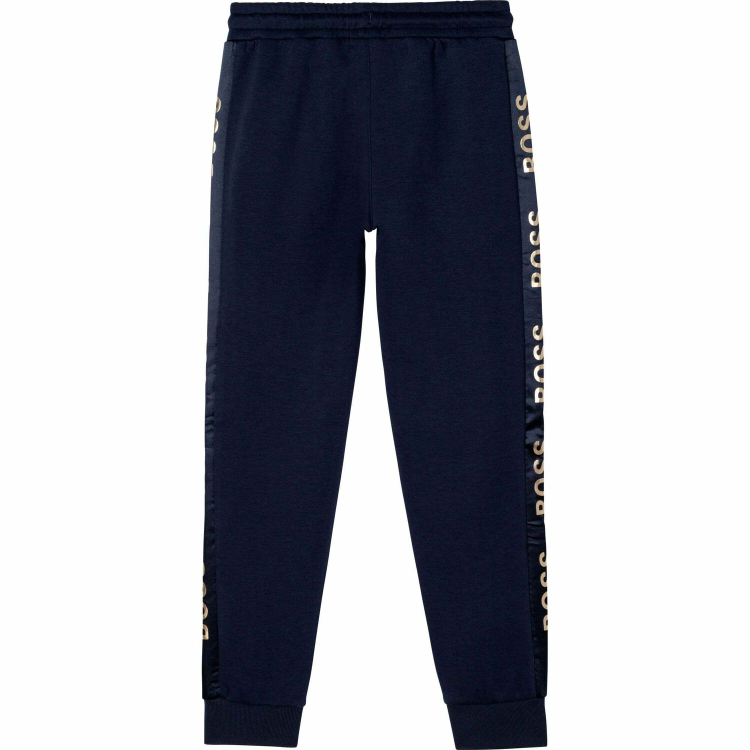 Girls Navy Logo Joggers, 1, hi-res