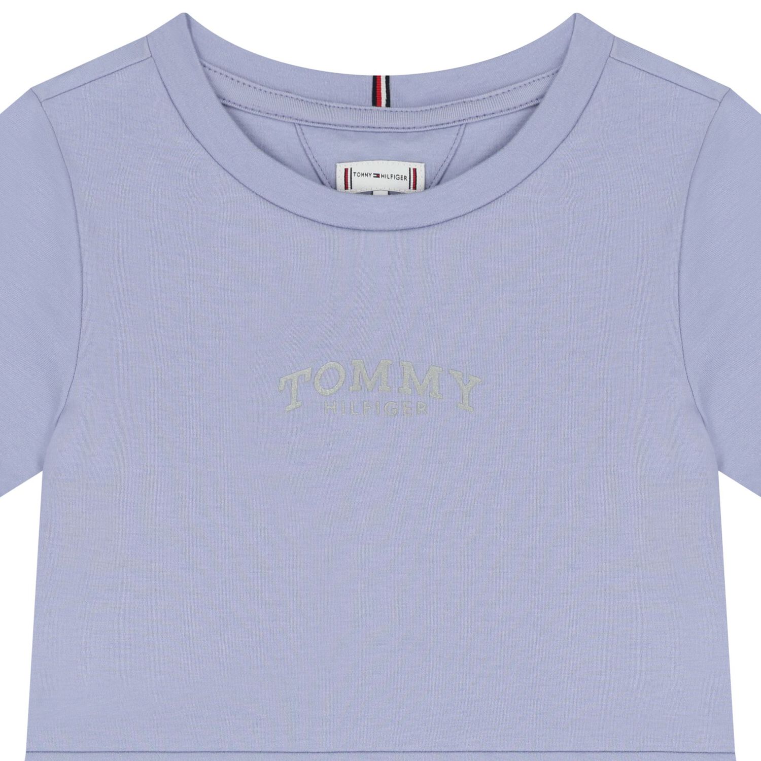 Girls Blue Logo Dress, 2, hi-res