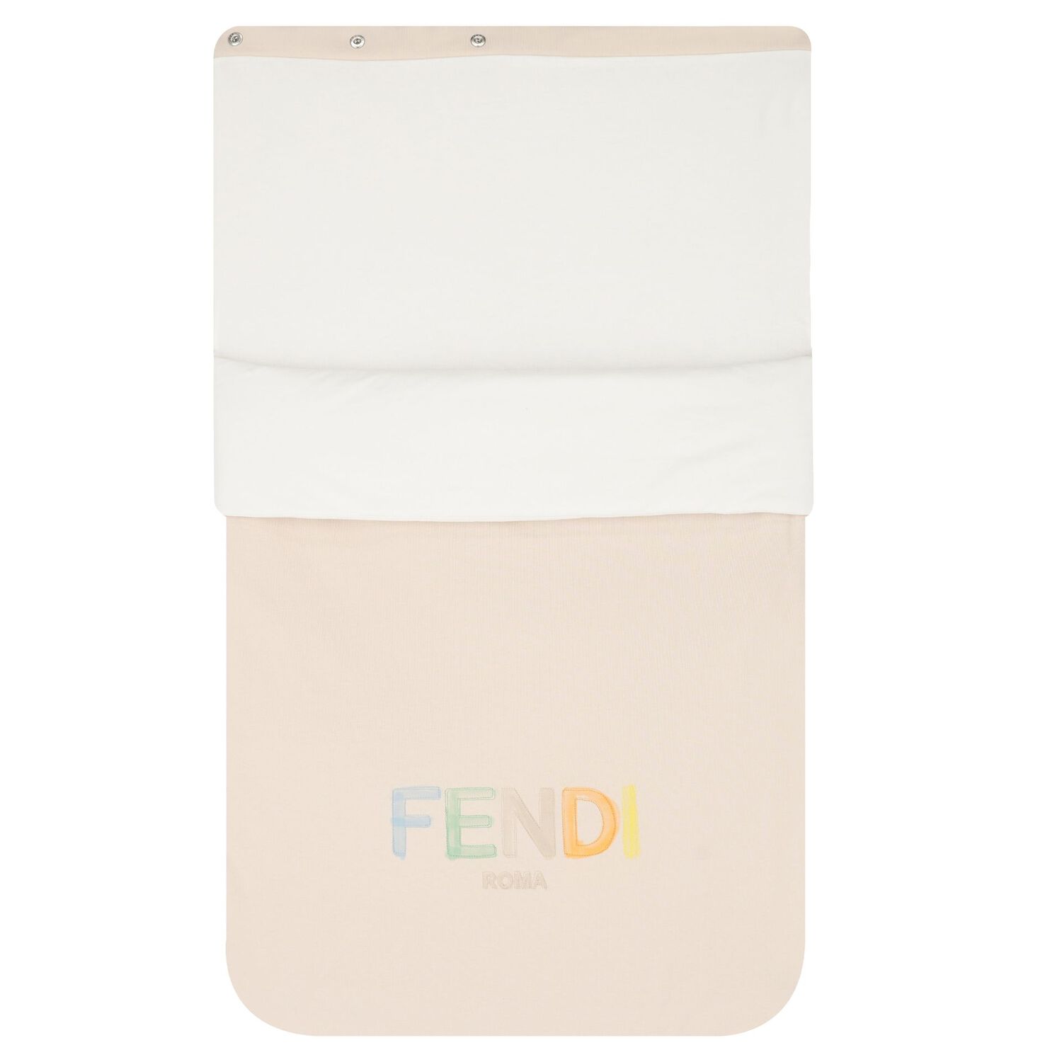 مدس بالشعار باللون البيج والأبيض للأطفال , 3, hi-res