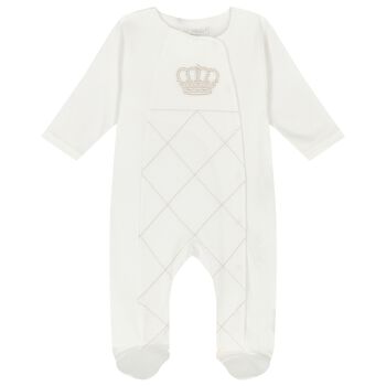 Ivory Crown Babygrow