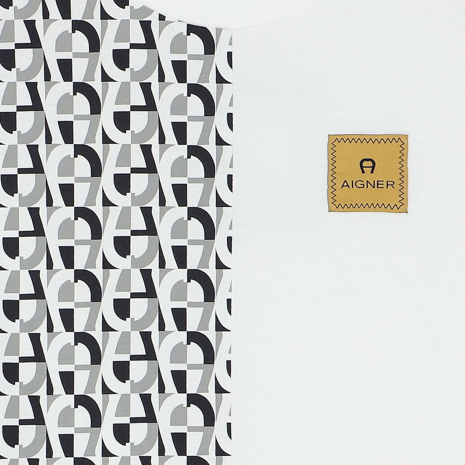 تيشيرت أولاد بالشعار باللون الأبيض, 1, hi-res image number null