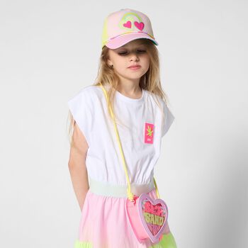 Girls Pink Heart Handbag