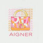 Girls White Logo Dress, 1, hi-res