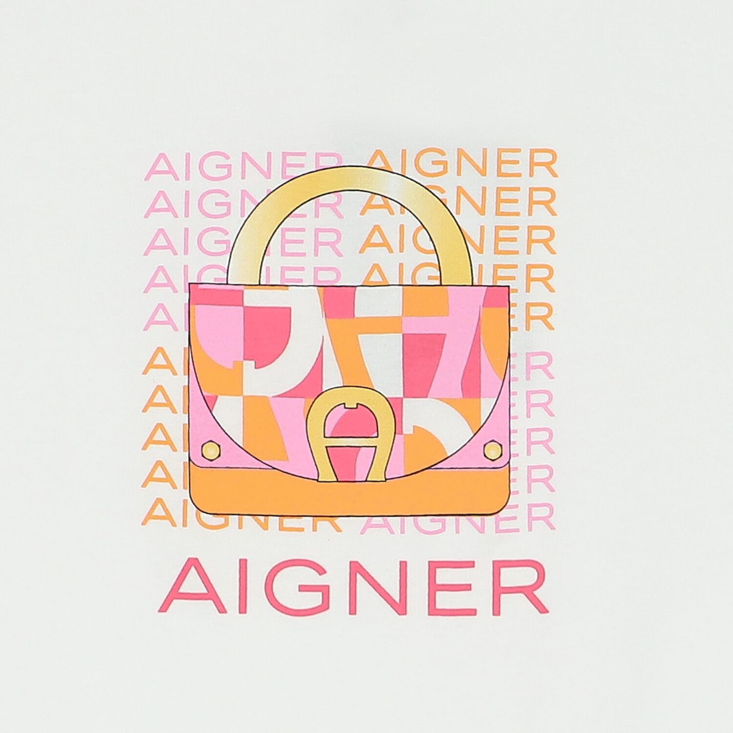 Girls White Logo Dress, 1, hi-res