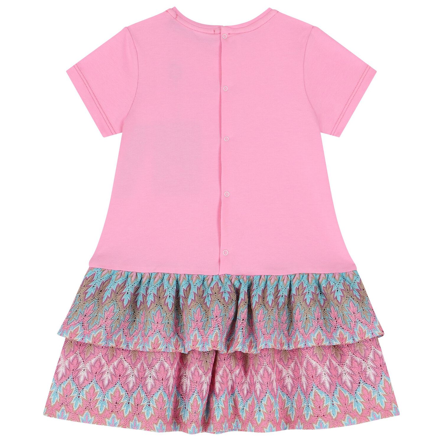 Younger Girls Pink Logo Bag Dress, 1, hi-res