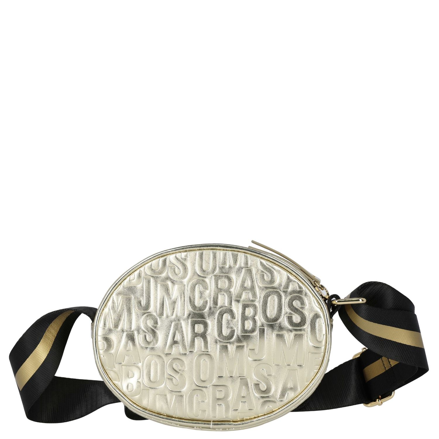 Girls Gold Logo Handbag, 1, hi-res