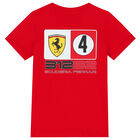Red Logo Ferrari T-Shirt, 1, hi-res