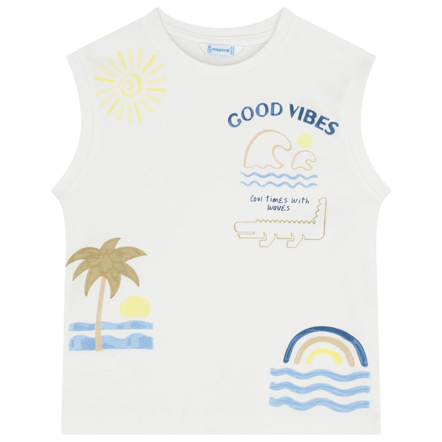 طقم شورت لركوب الأمواج للأولاد باللونين الأصفر والكحلي, 2, hi-res