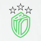 Boys White & Black Logo Shorts Set, 1, hi-res