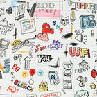 Girls White Smemo Sleeveless Dress, 1, hi-res