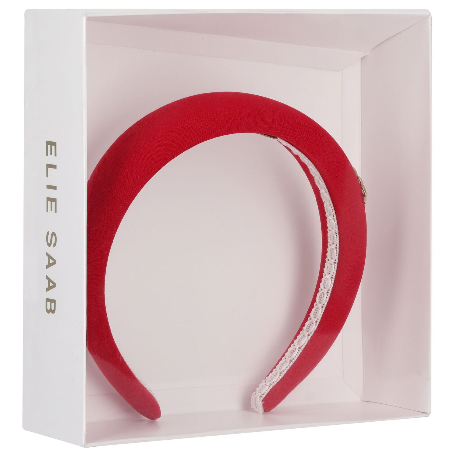 Girls Red Padded Headband, 2, hi-res