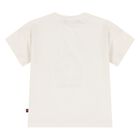 تيشيرت بنات بطبعة تيدي باللون العاجي, 1, hi-res