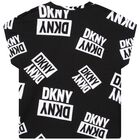 Girls Black Logo T-Shirt, 1, hi-res