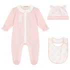 Baby Girls Pink Babygrow Gift Set, 1, hi-res