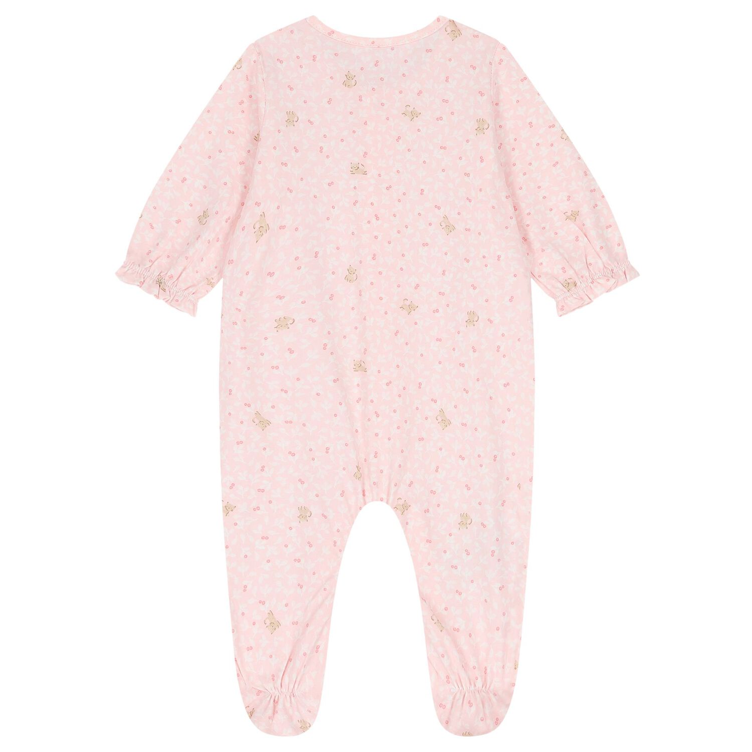 Baby Girls Pink Babygrow Set, 1, hi-res