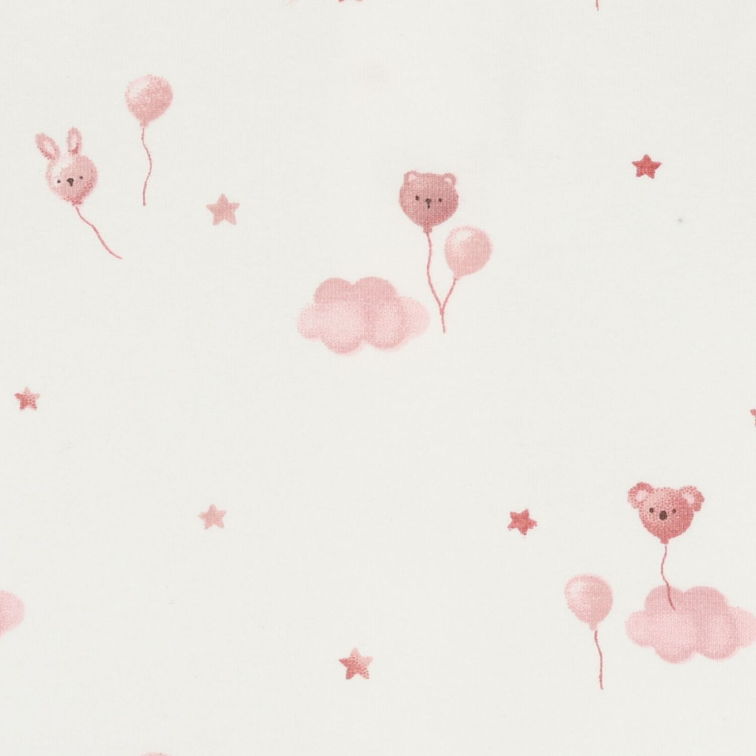 Baby Girls Pink & White Balloon Tracksuit ( 3 Piece ), 2, hi-res