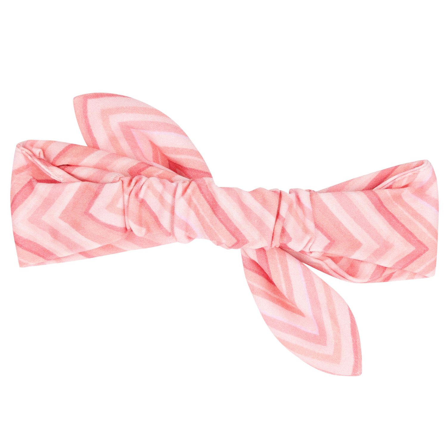 Baby Girls Pink Zig Zag Bow Headband, 1, hi-res image number null