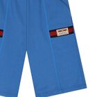 Boys Blue Logo Shorts, 1, hi-res