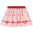 Girls Ivory Skirt Set, 3, hi-res