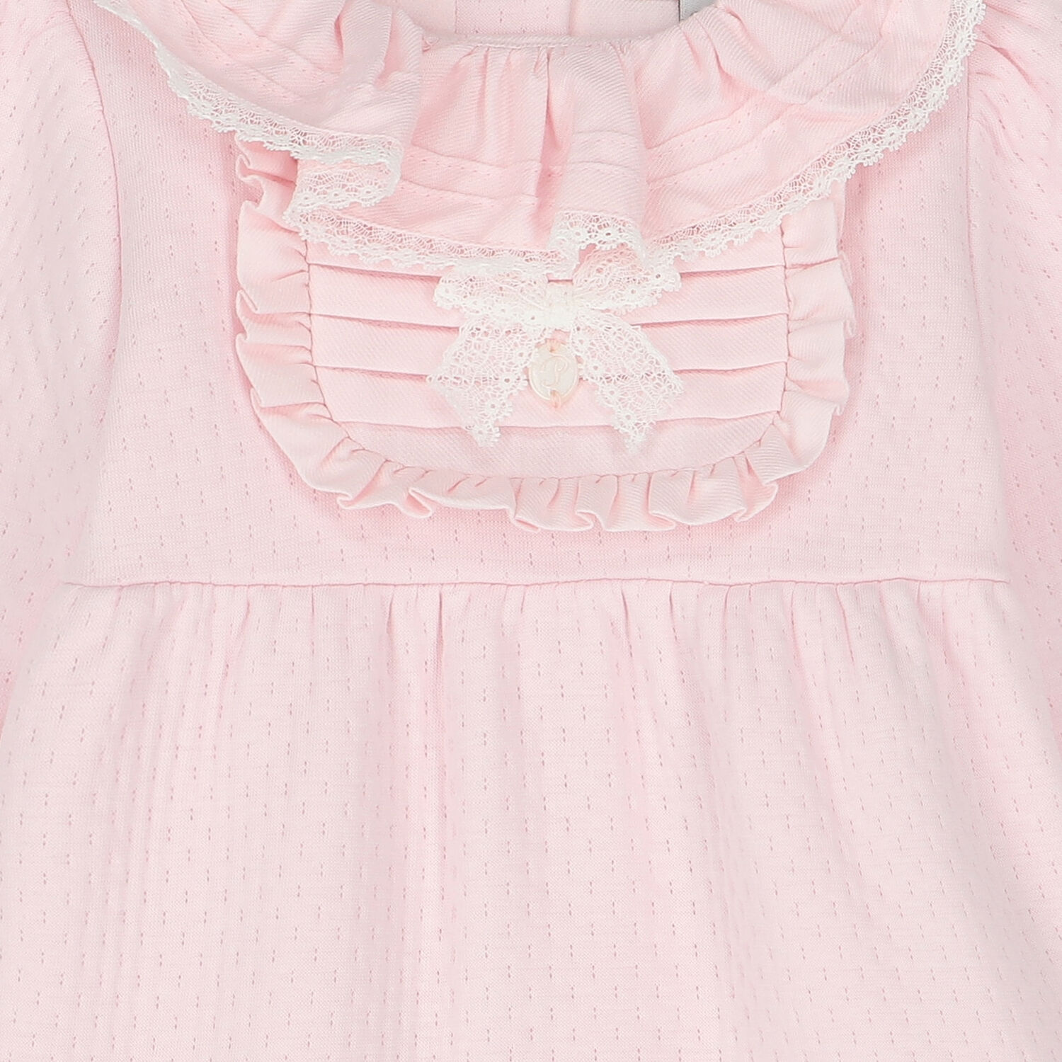 Baby Girls Pink Dress, 1, hi-res