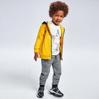 Boys Yellow & Grey 3-Piece Tracksuit, 2, hi-res