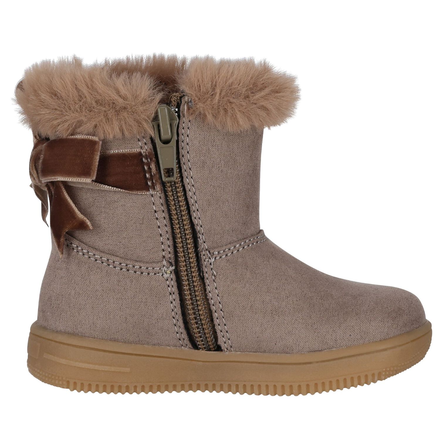 Younger Beige Suede Boots, 1, hi-res image number null