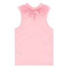 Girls Pink Tulle Top, 1, hi-res
