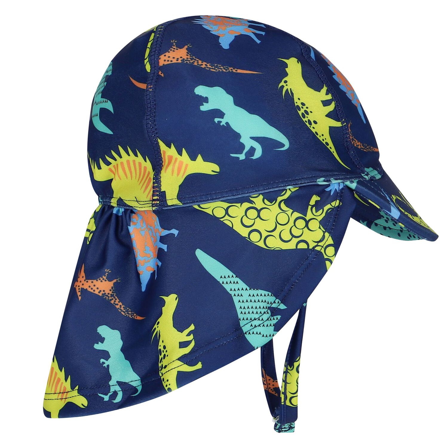 Boys Blue Swim Hat, 1, hi-res